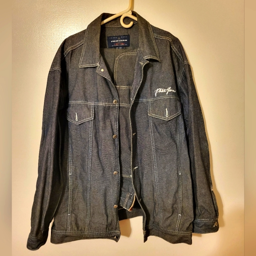 Vintage Phat Farm 2 piece denim suit